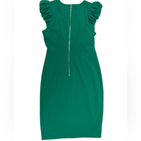 Calvin Klein Vibrant Green Midi Dress - Picture 3 of 6